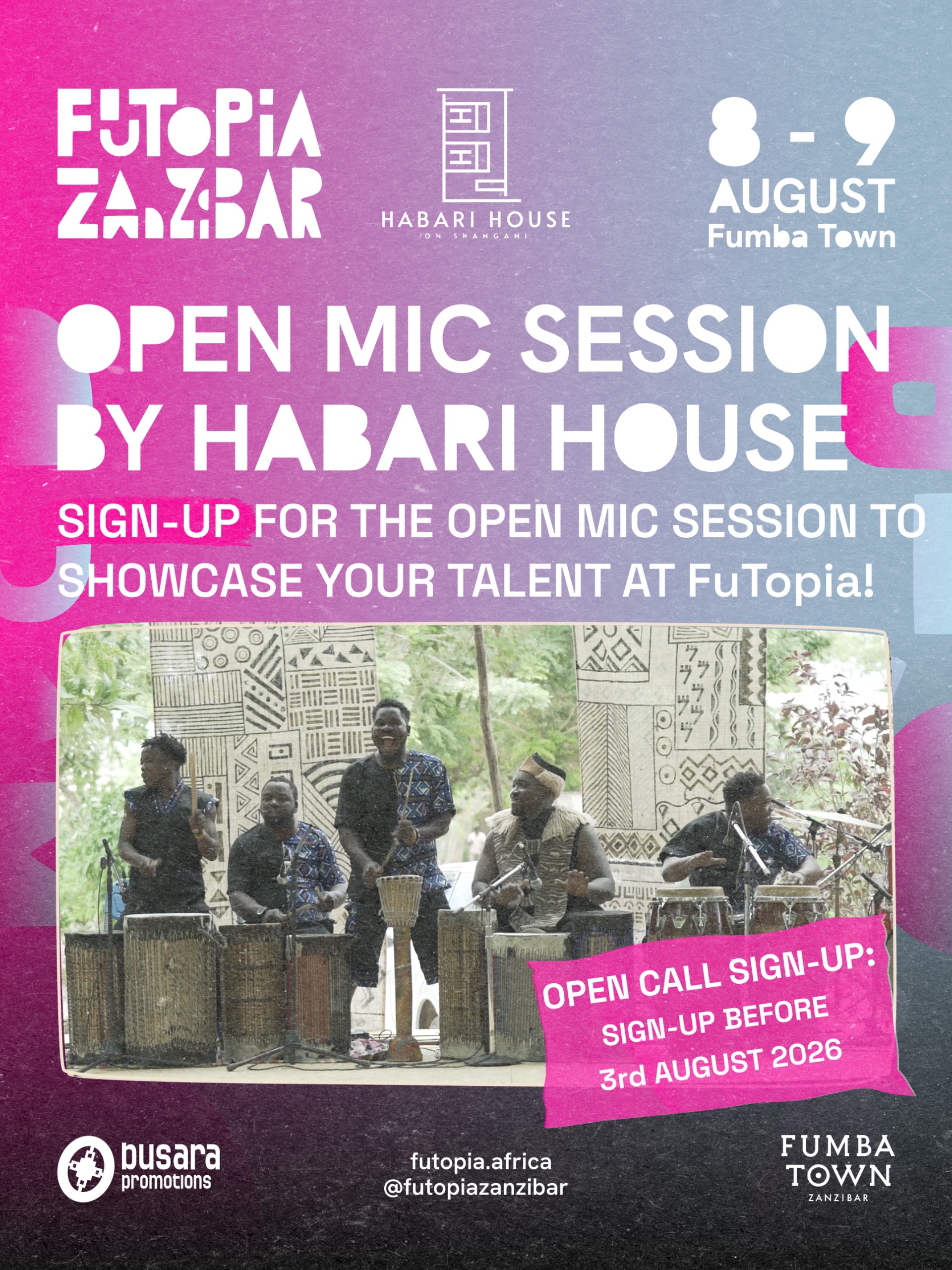 Open Mic Callout: Perform Live at FuTopia Festival 2026!